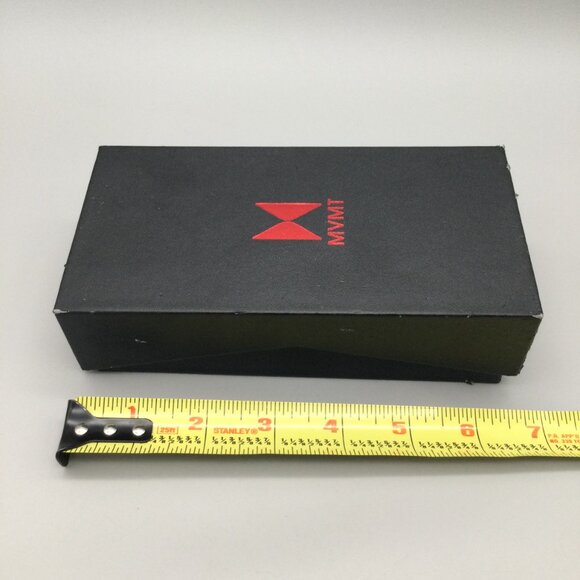 MVMT Voyager Chronograph Watch Men 42mm Black Date Mesh Band BOX New Battery - Picture 15 of 15